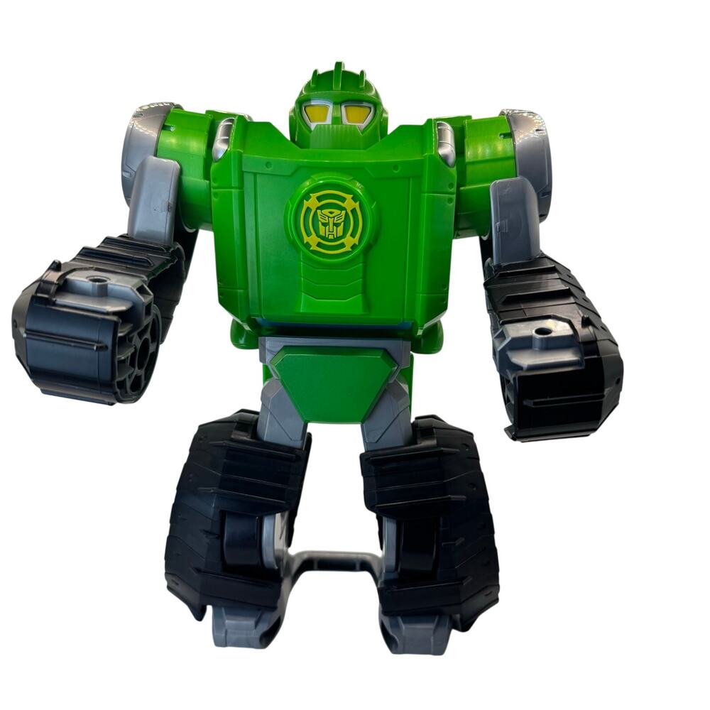 Playskool Heroes Transformers Rescue Bots Quick Dig Boulder figure Green Toy